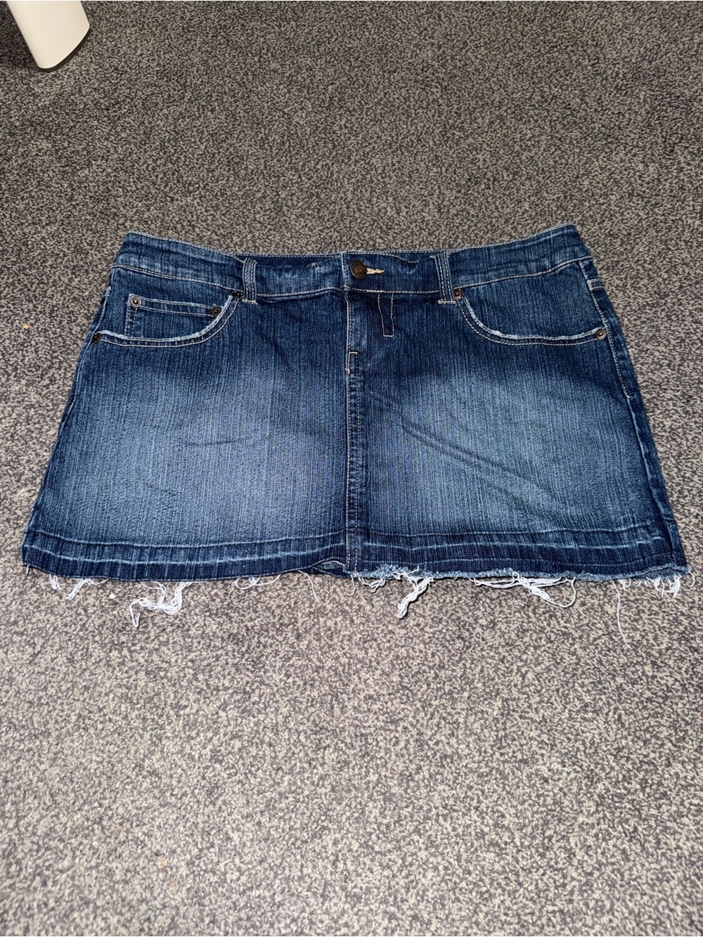 Vintage Y2K Rue 21 Denim Mini Skirt Size 13